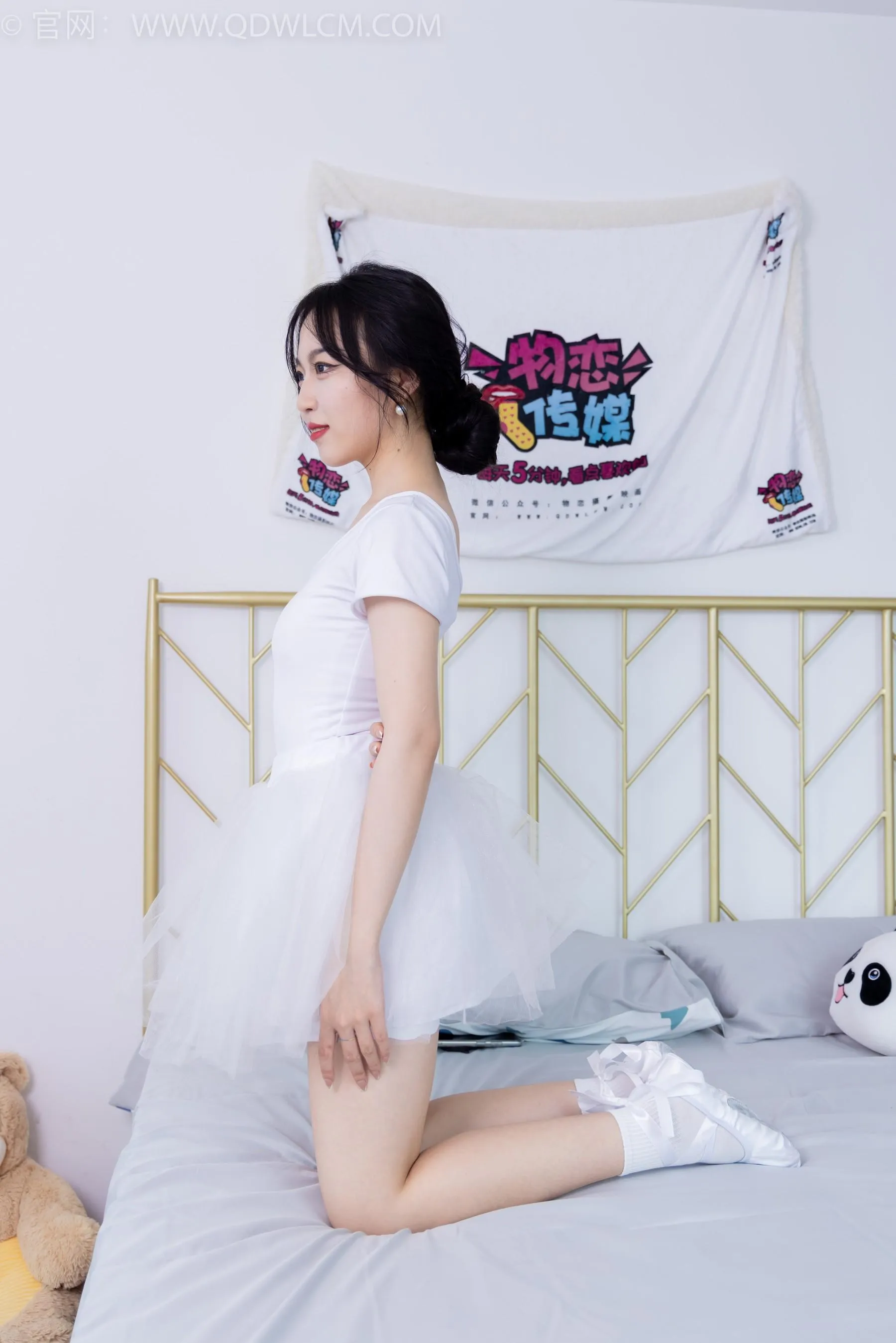 物恋传媒 NO.1588 莎莎-芭蕾小天鹅 [161P]插图4